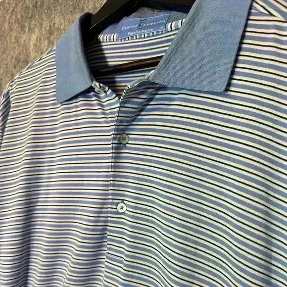 Fairway & Greene Pureformance Striped Polo - XL - Picture 4 of 5
